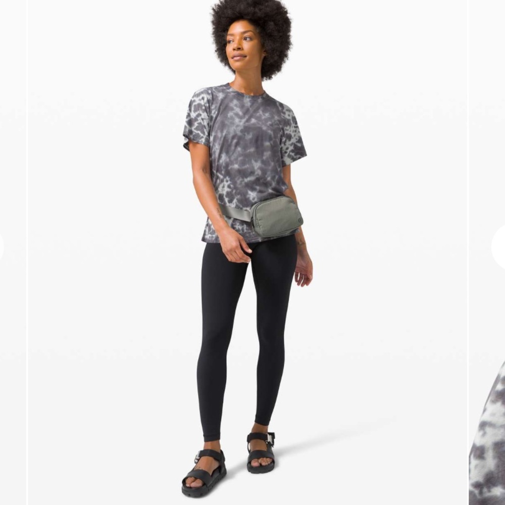 Lululemon All Yours Tee *Tie Dye Marmoleado Tie Dye Graphite Grey